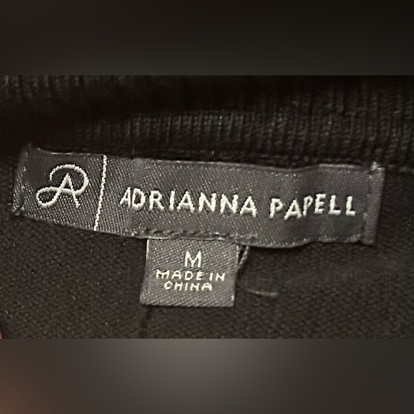 NWOT Adrianna Papell Tipped Turtleneck Sweater - Picture 5 of 6
